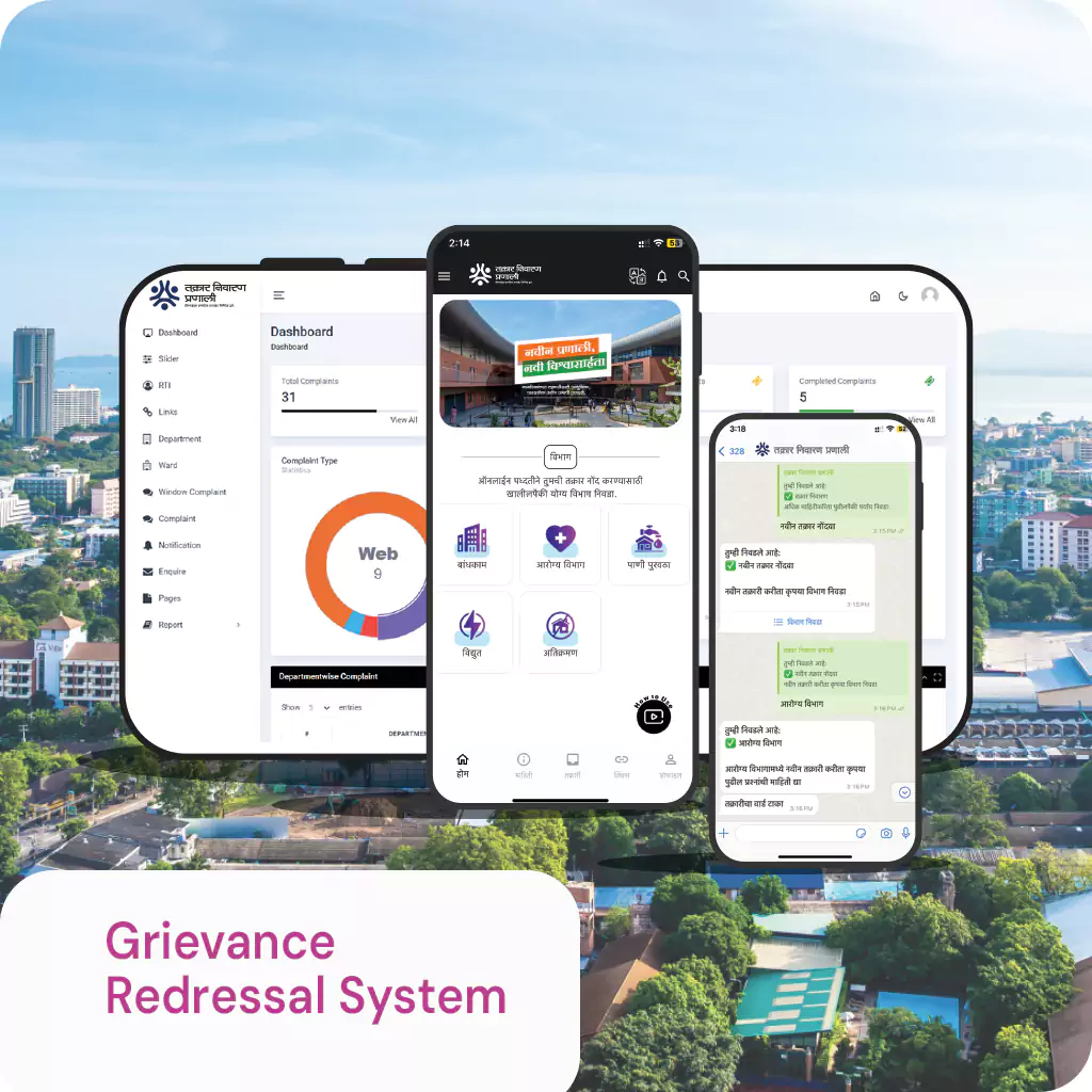 Grievance Redressal System with WhatsApp Chatbot